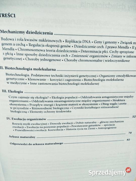 Maturalne karty pracy 3 biologia sprzedam