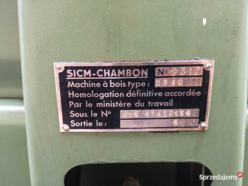 Wyrówniarka chambon D510 Karsin