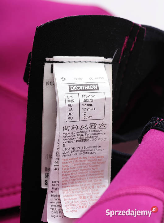 Tribord pianka dzieci springsuit 100 purple Wrocław