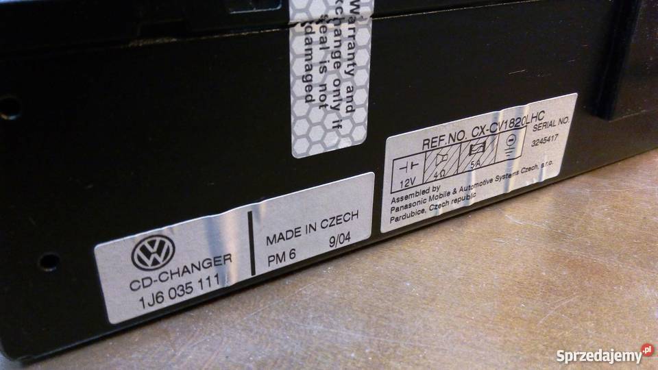 VW zmieniarka 1J6 035 111 fabryczna