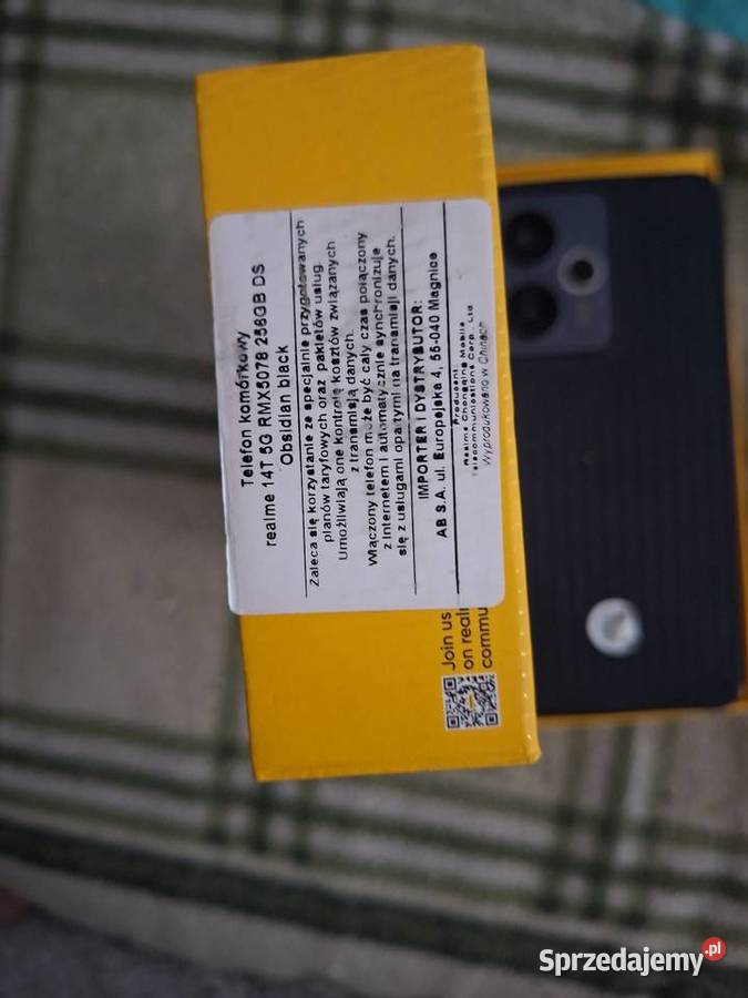 Telefon komórkowy realme 14T 5G RMX5078 256GB DS Piotrków Trybunalski