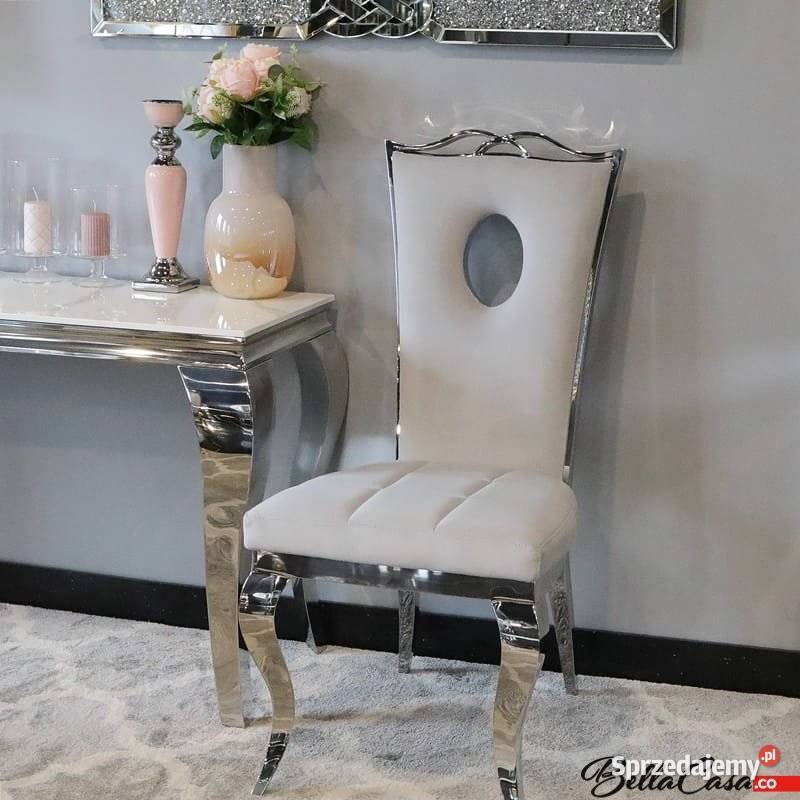 Krzesła glamour Luxury Tapicerowane Welur RÓŻNE