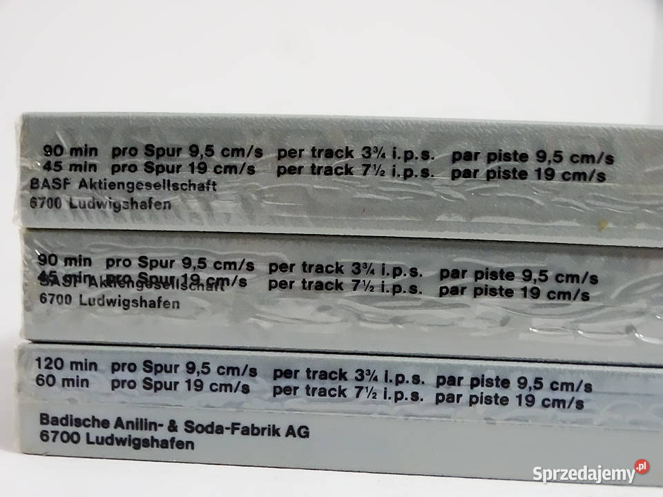 BASF LH HiFi DP 26 zestaw 3 taśm szpulowych