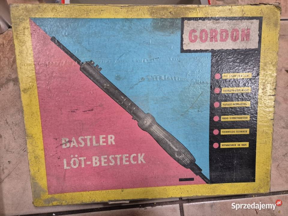 Lutownica Gordon produkcja NRD Dąbrowa Górnicza