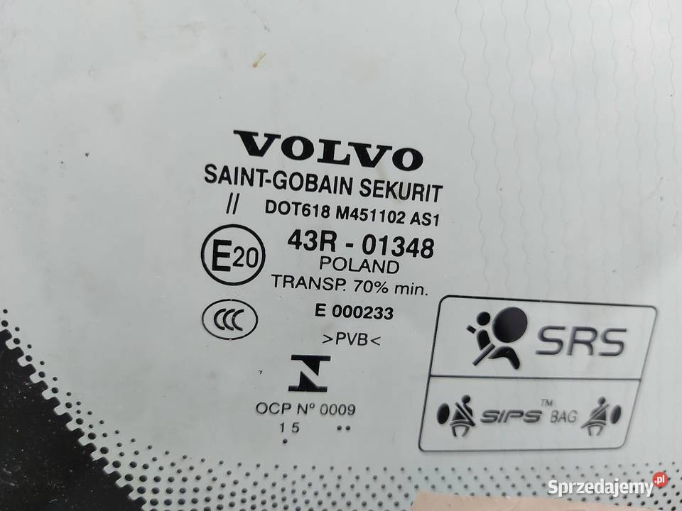 VOLVO XC90 II D5 Szyba przednia czołowa AS1 2015 Przednie dolnośląskie sprzedam