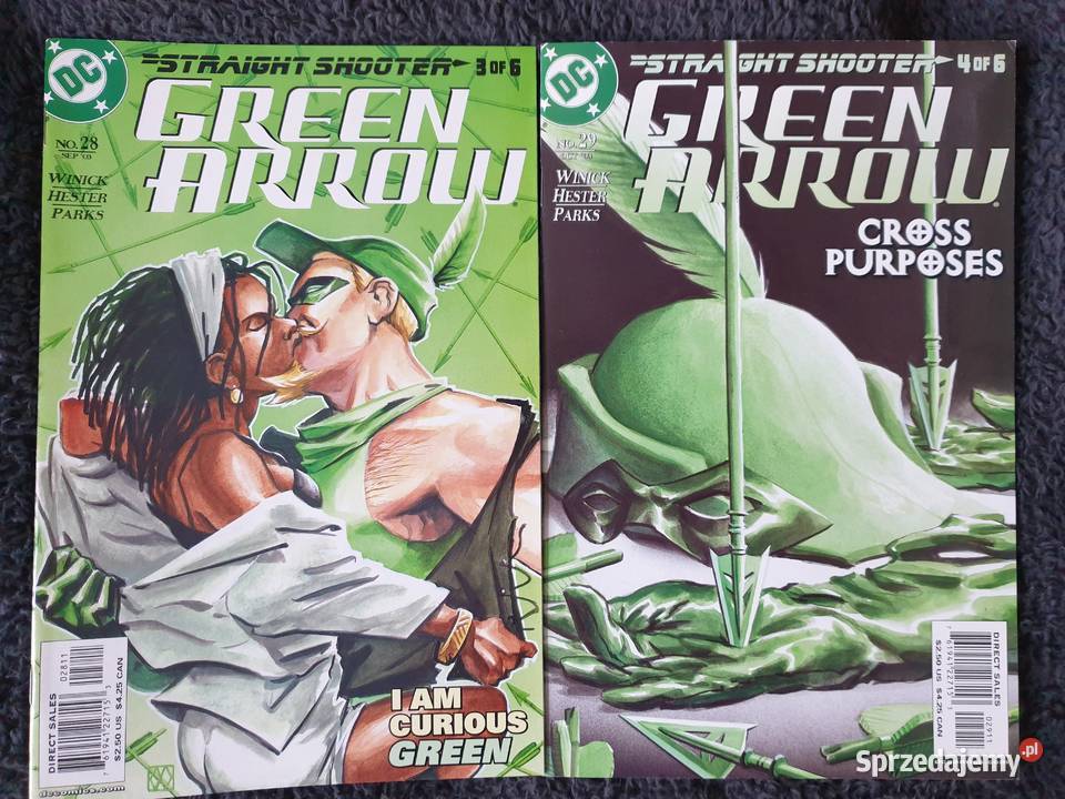 Green Arrow Straight Shooter zestaw 6 komiksów pomorskie Gdynia sprzedam