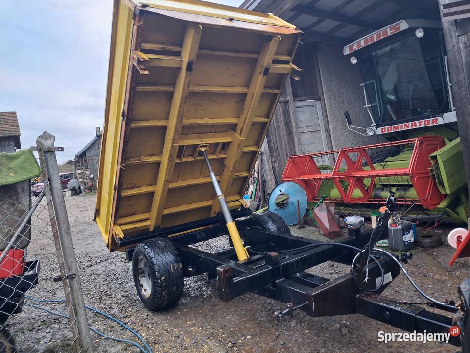 Przyczepa wywrotka 1osiowa Jasło