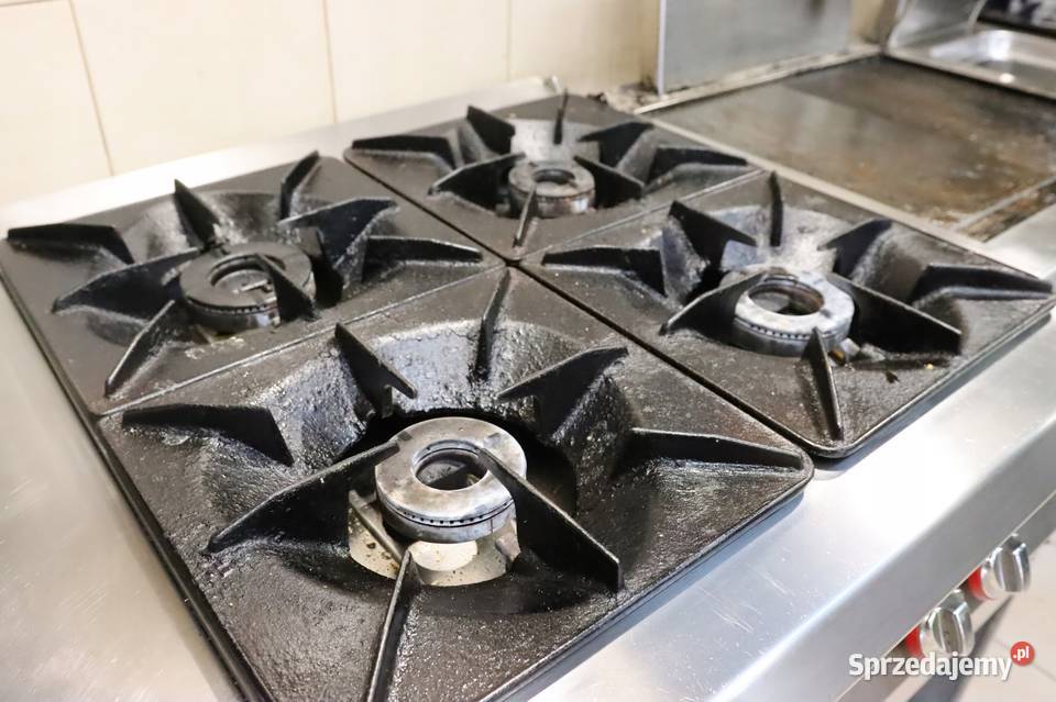 Kuchnia gaz 4 palniki Angelo 190FAACOMO 34 kW Góra