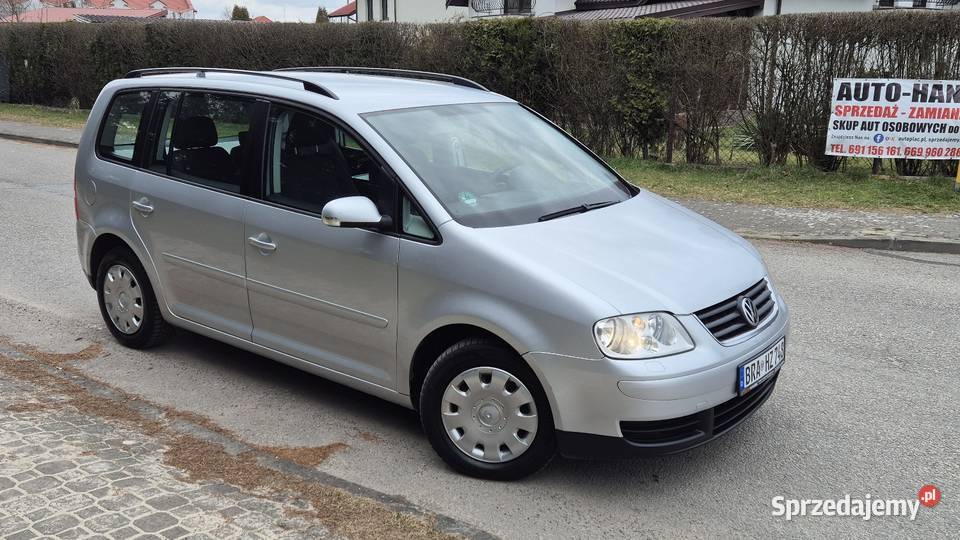 VW TOURAN 16 MPI OPŁACONY Z NIEMIEC KLIMA Van / Minibus Końskie sprzedam