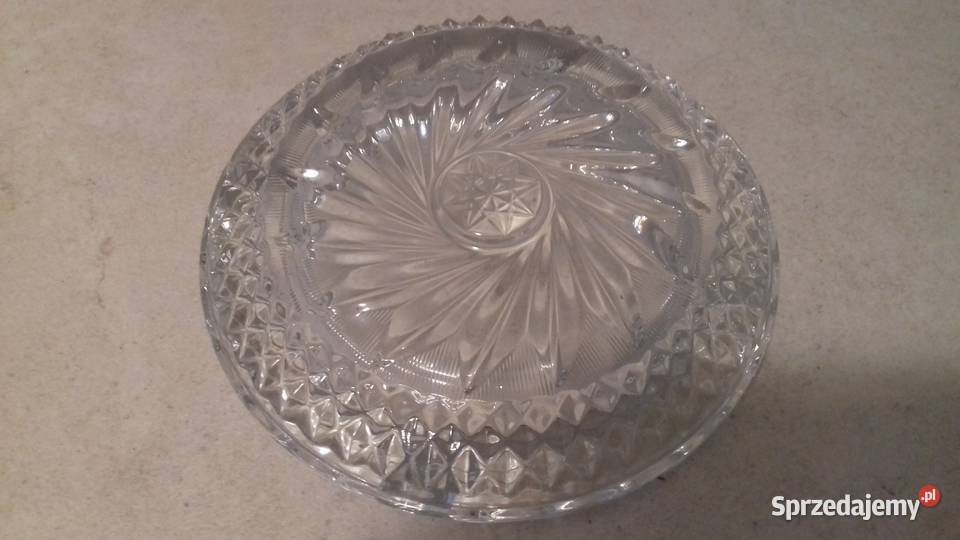 Popielnica kryształowa duża Vintage do Kraków