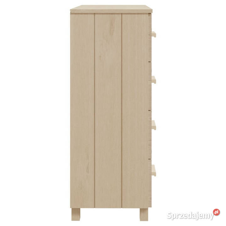 Komoda HAMAR miodowy brąz 79x40x1035 drewno