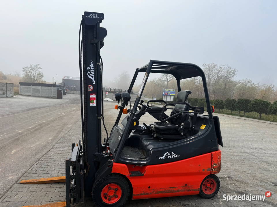 wózek widłowy elektryczny LINDE E20 przesuw Działoszyn sprzedam