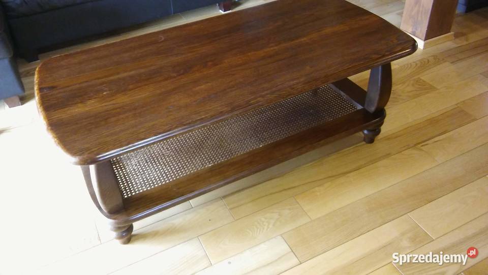 Ława drewniana palisander lubelskie Wojciechów-Kolonia Piąta