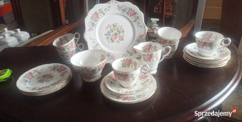 Serwis do herbaty Royal Stafford Rochester Made Gdańsk