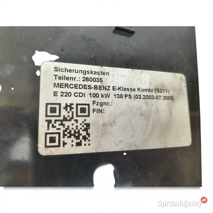 MODUŁ KOMFORTU SAM Mercedes W211 2115455601 osobowe Motoryzacja