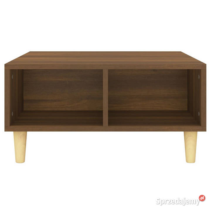 Stolik kawowy brązowy dąb 60x60x30 WM813166 Warszawa sprzedam