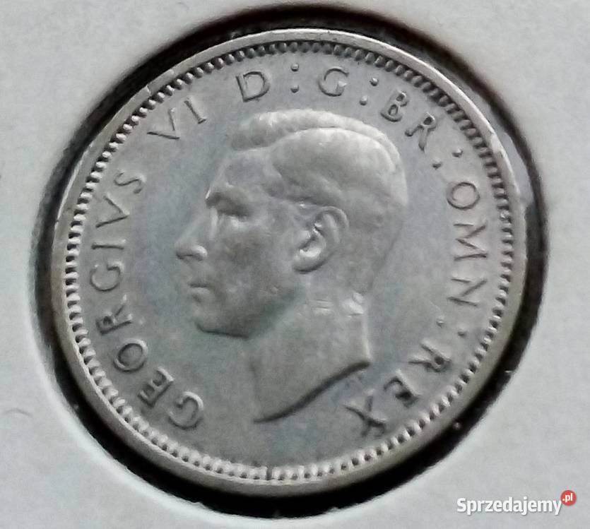 WIELKA BRYTANIATHREE PENCE1940 r SREBRO 500 mazowieckie Legionowo