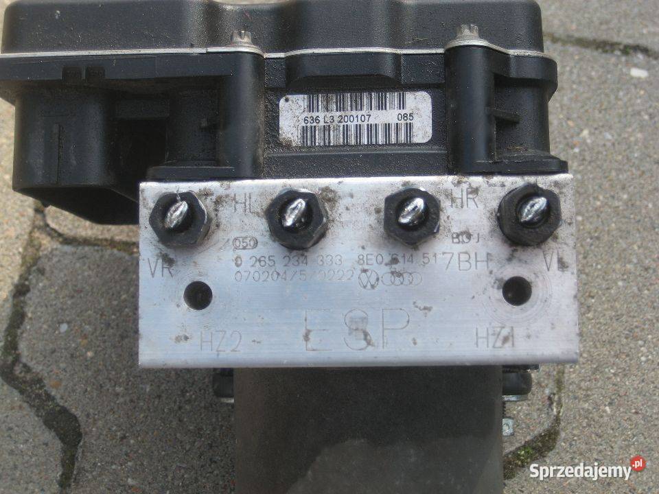 audi a4 b7 sterownik pompa abs 8e0910517j osobowe Pozostałe Rakoniewice