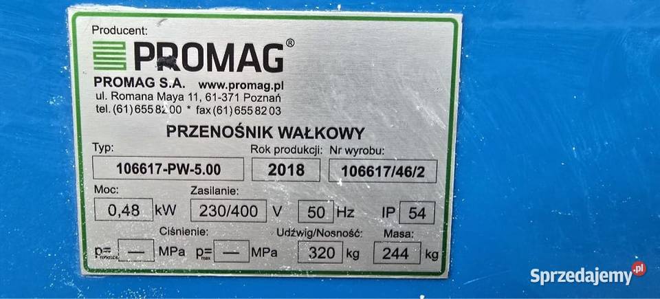 podajnik rolkowy automatyczny PROMAG rolotok Wojnowice