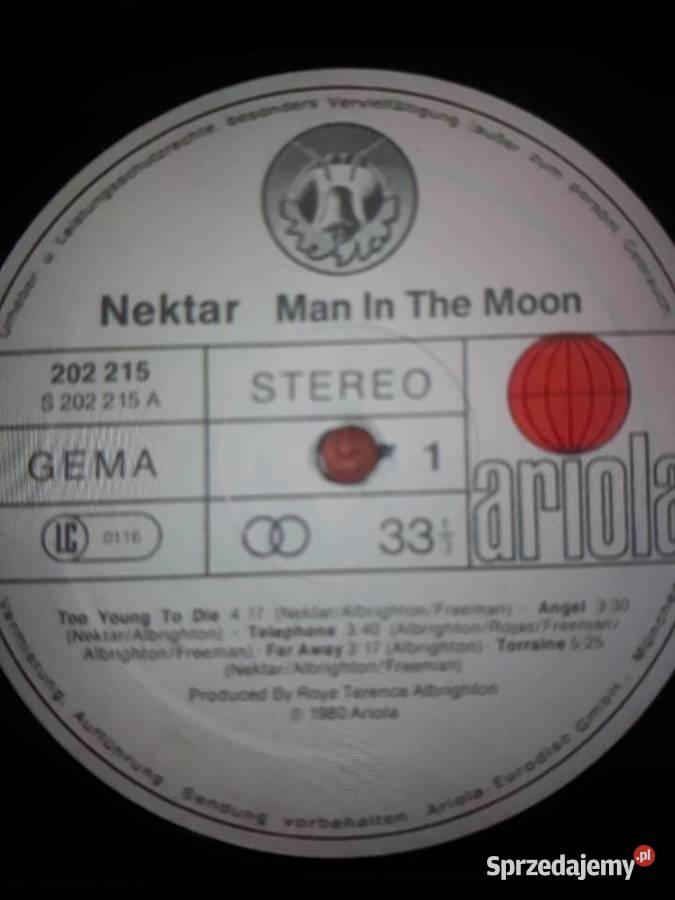 Archiwum Prog Rocka NEKTAR Man in THE MOON 1980 Płyty i kasety Rzeszów