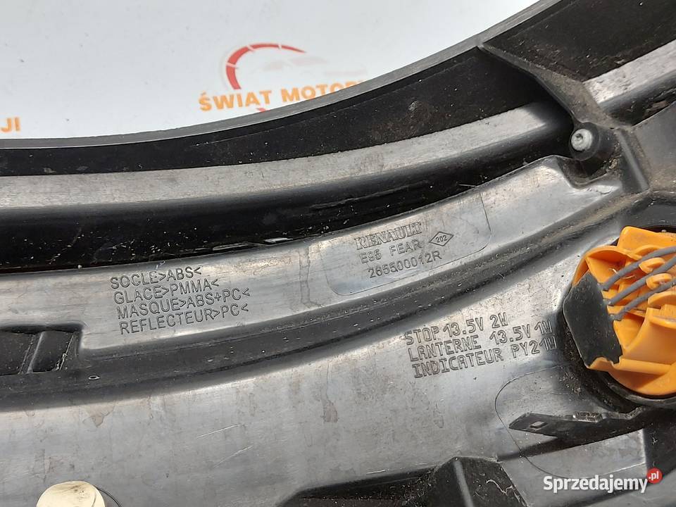 RENAULT MEGANE III CABRIO lampa prawa tył Kielce