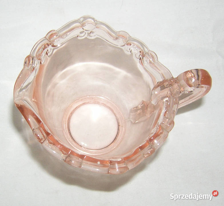 mlecznik vintage depresyjne szkło pinkAld Bartków