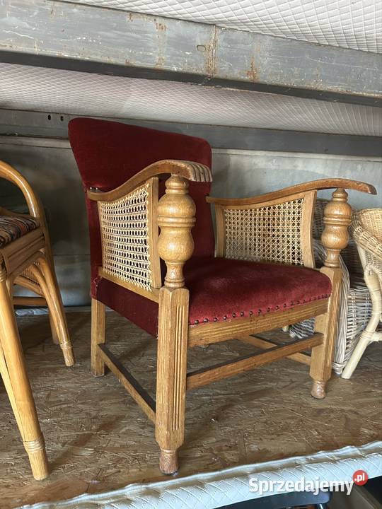 2 duże fotele rattanowe i wiecej