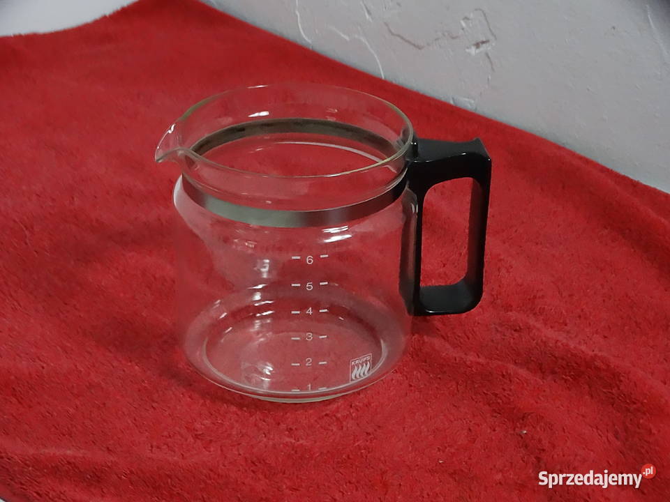 Dzbanek szklany KRUPS SCHOTT do ekspresu 1L Dzbanki, karafki i mleczniki lubelskie Biłgoraj