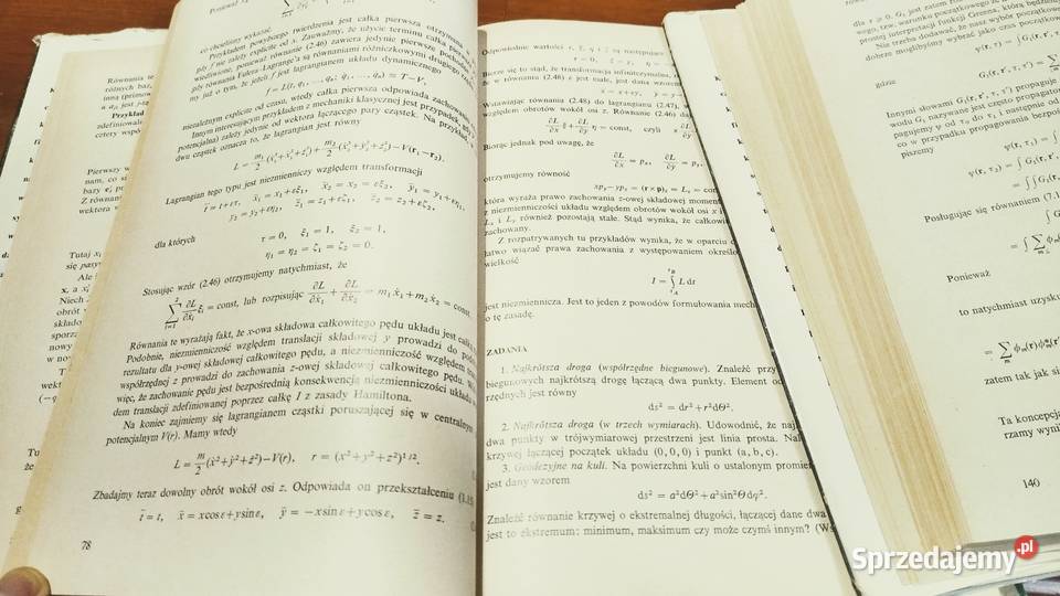 Matematyka w Fizyce Klasycznej i Kwantowej Tom 1 tradycyjny podręcznik sprzedam