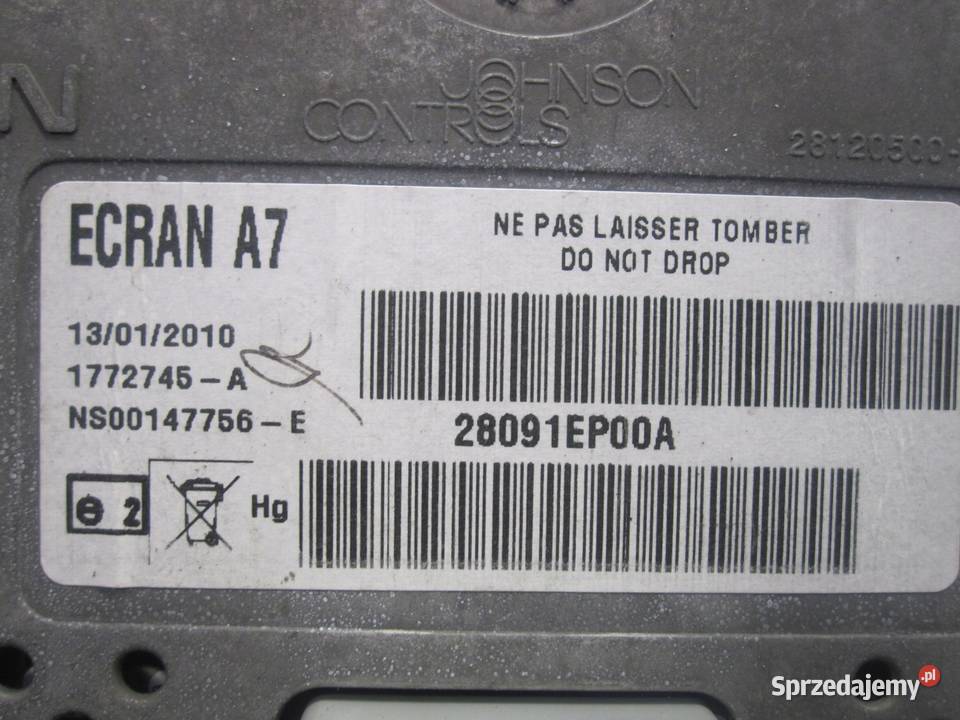 NISSAN PATHFINDER III R51 10r wyświetlacz osobowe Kielce