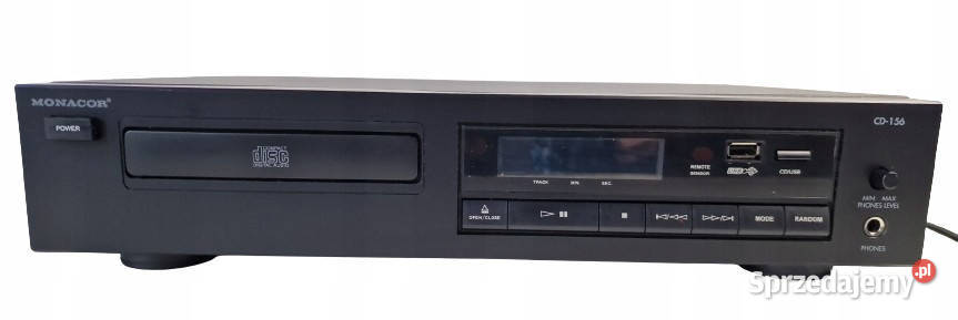 Monacor odtwarzacz kompaktowy CD156 CD 156 USB wielkopolskie Międzychód