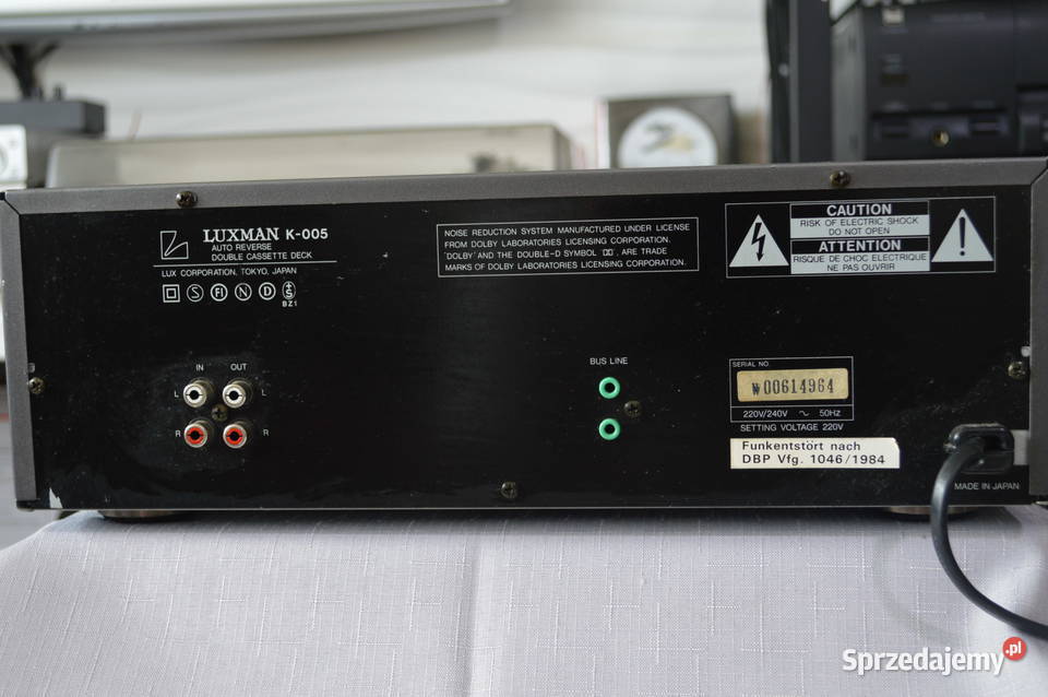 LUXMAN Cassette Tape Deck K005 System Midi 36 Magnetofony sprzedam