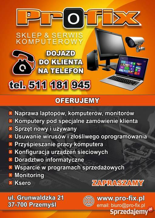 Serwis komputerowy PROFIX Przemyśl