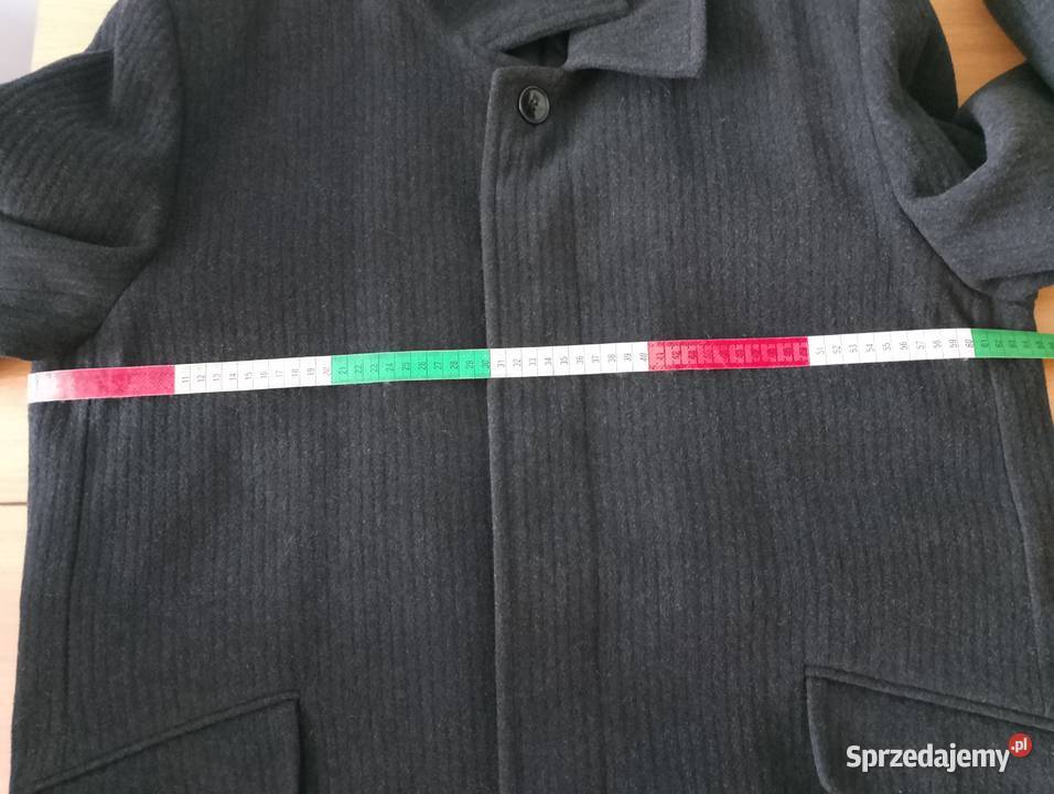 Płaszcz męski EXELLENT czarny kurtka jesionka Jesionka Kurtki i płaszcze sprzedam