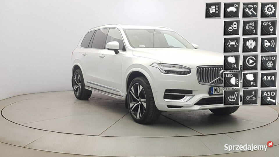 Volvo XC 90 T8 AWD PlugIn Inscription 6os Z światła do jazdy dziennej Warszawa