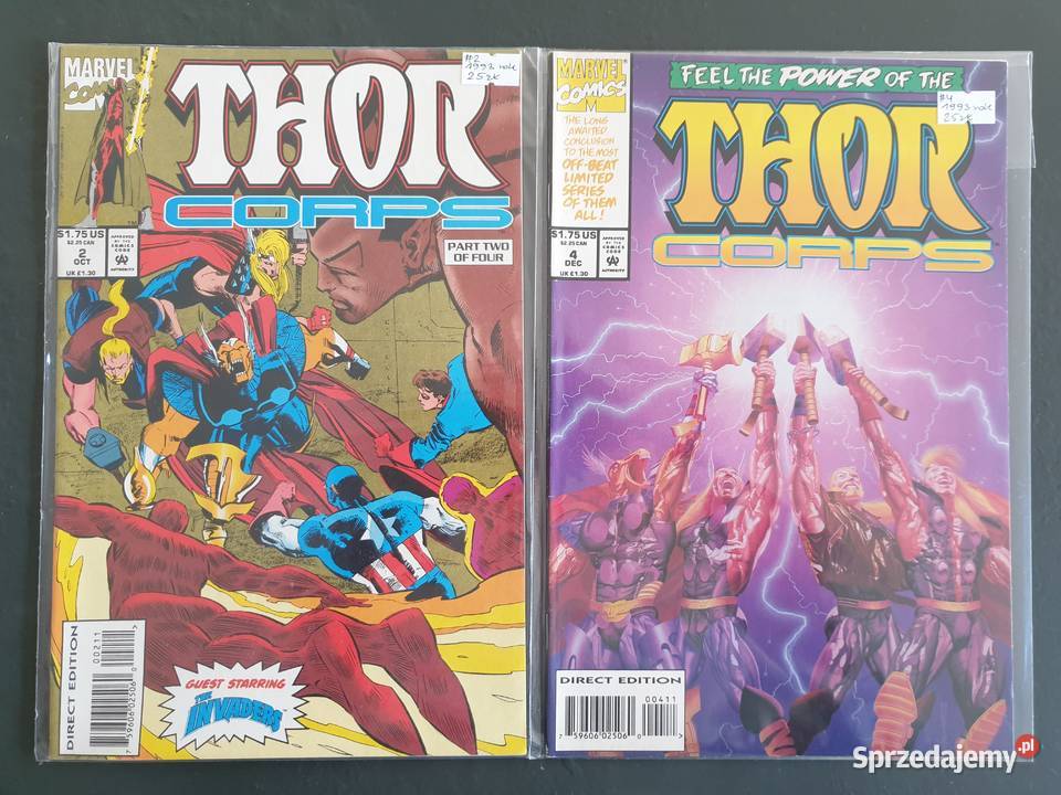 Thor zestaw 7 komiksów Marvel USA Gdynia