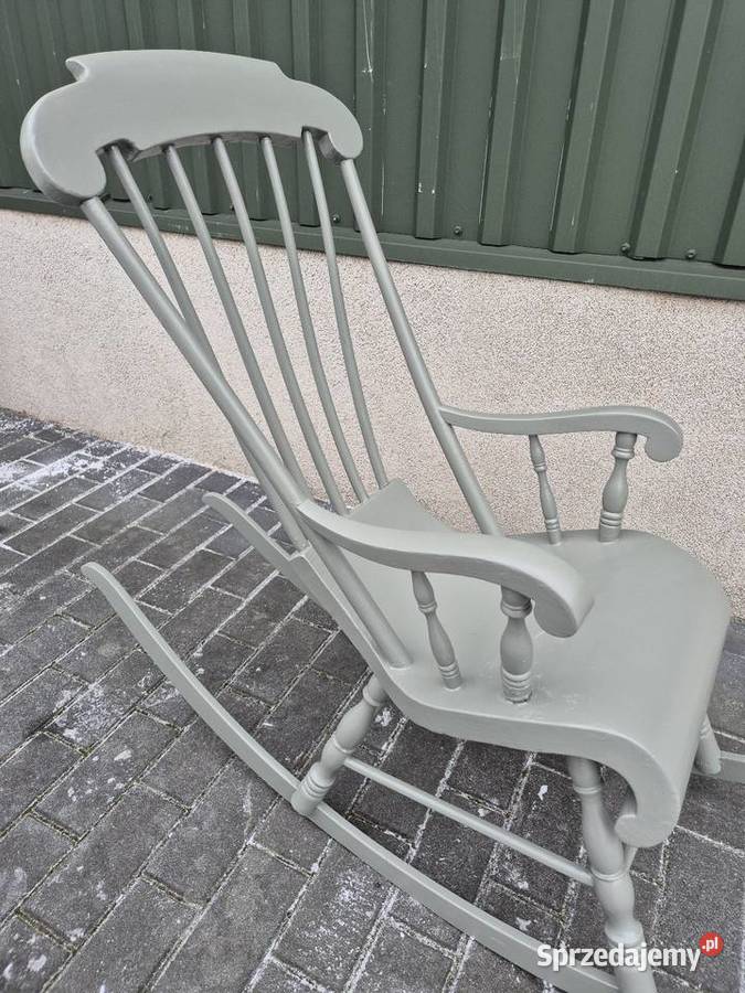 Drewniany fotel bujany Rawa Mazowiecka