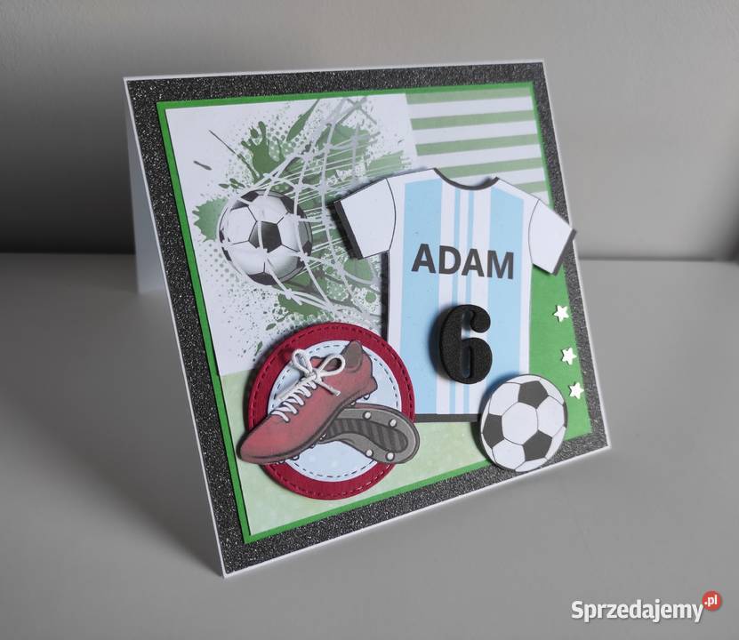 Personalizowana kartka ręcznie robiona na Łódź