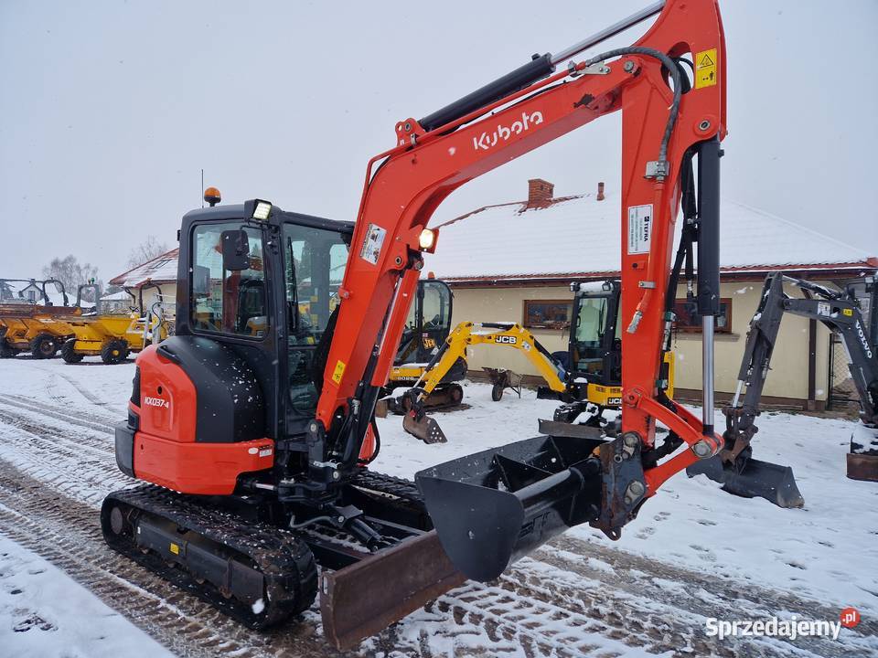 Minikoparka KUBOTA KX 0374 hydrauliczne Koparki lubelskie Ryżki