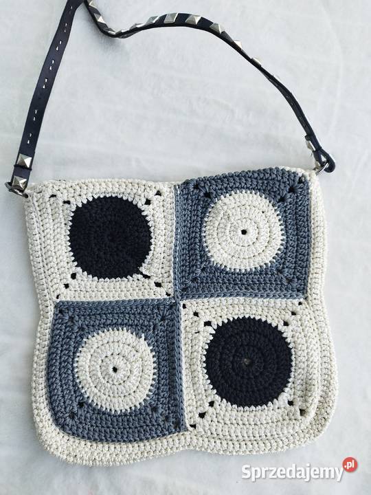 Torebka listonoszka crochet ręczne robiona sprzedam