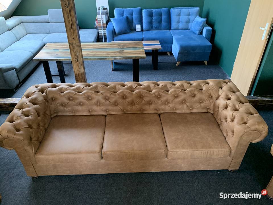 Sofa chesterfield 240 z funkcją spania Kęty sprzedam