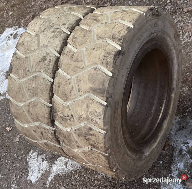 Opony pełne 25015 2507515 QUICK 2 sztuki 800 śląskie