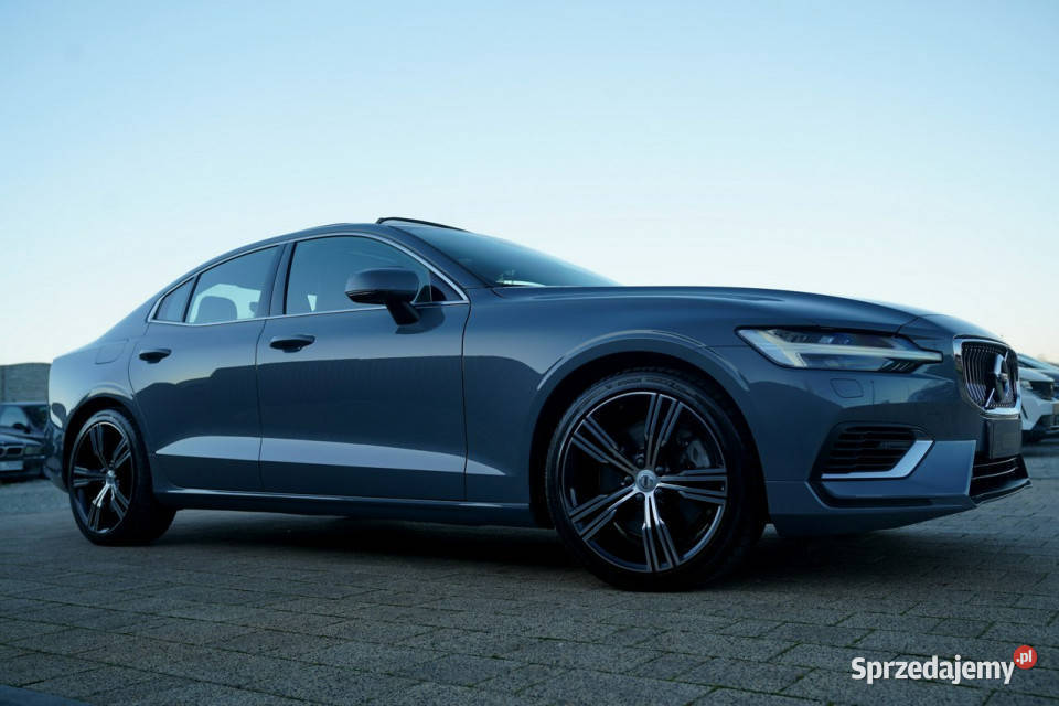 Volvo S60 RECHARGE panorama 4x4 ful led SKÓRA asystent pasa ruchu Volvo Otmuchów