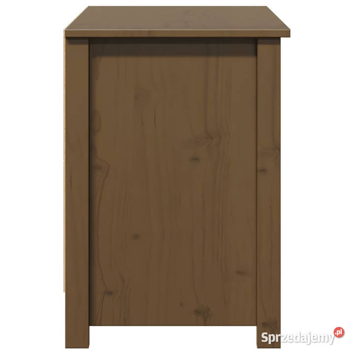 Szafka pod TV miodowy brąz 103x365x52 drewno Warszawa