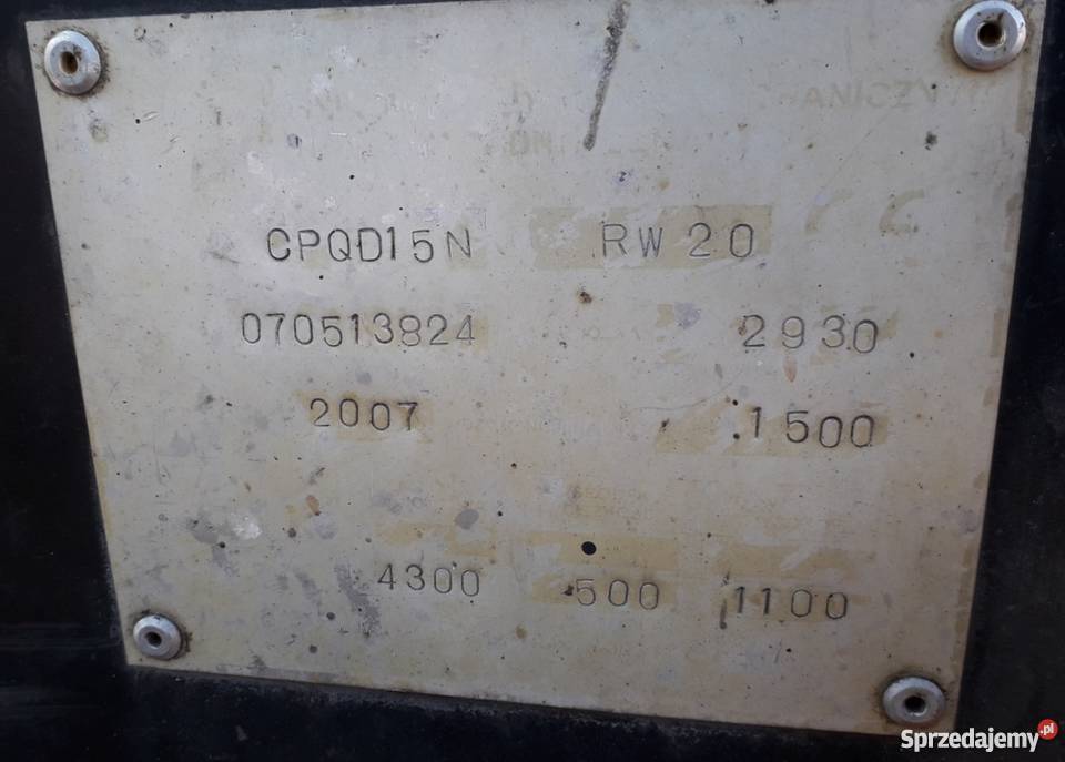 Widlak HC RW20 Wózki widłowe śląskie Racibórz