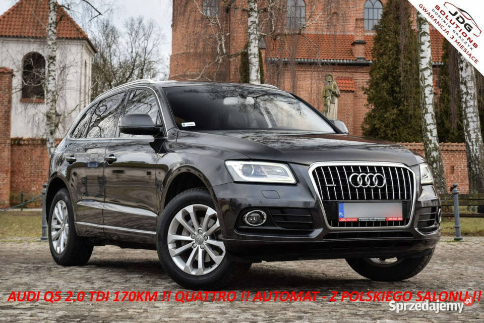 Audi Q5 Z polskiego salonu Serwis ASO Mocca automatyczna mazowieckie