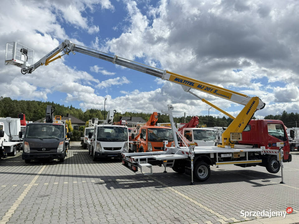 Renault Maxity Zwyżka Podnośnik Koszowy Multitel komputer pokładowy Widełki