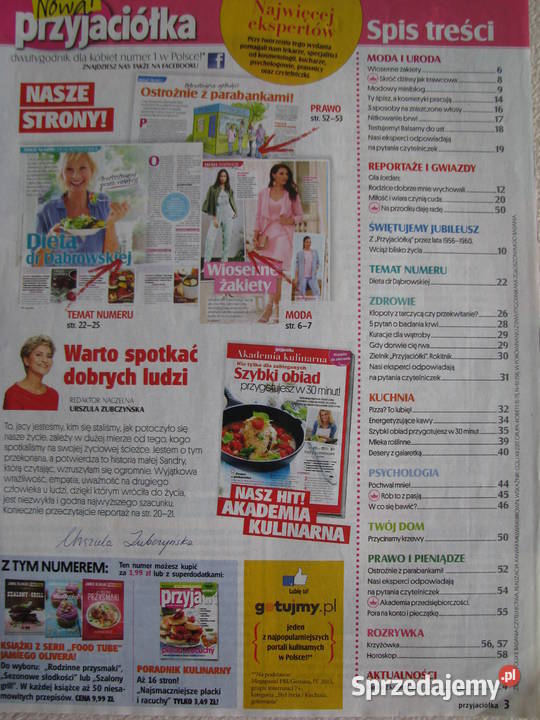 Przyjaciółka z 2017 i 2018 r dwutygodnik Brzegi