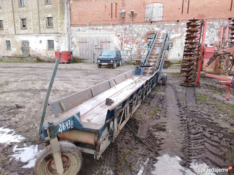 Przenośnik taśmociąg do owoców
