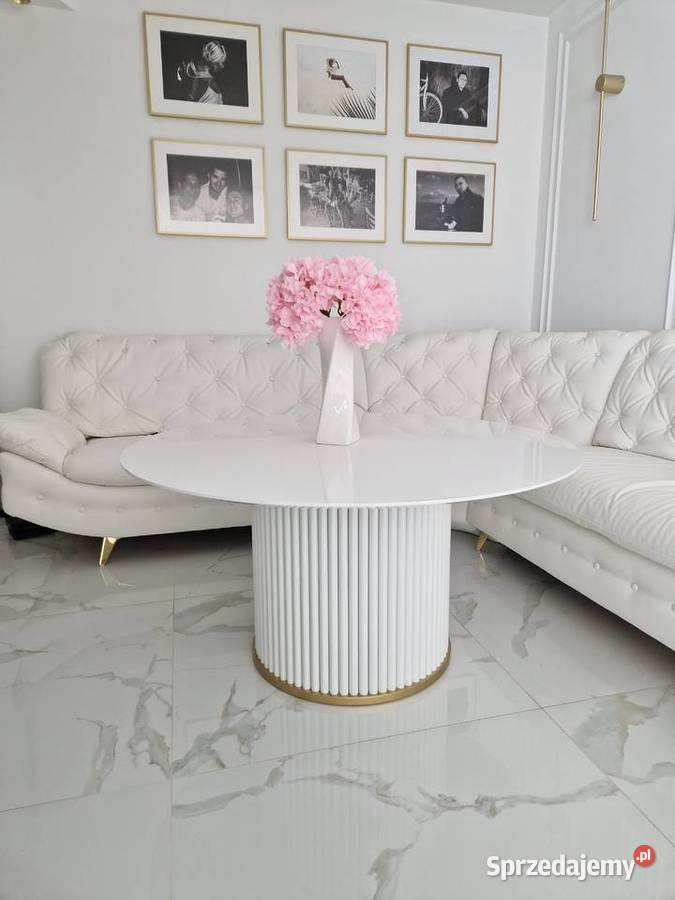 Stolik kawowy blat SLIM stolik ława lamel